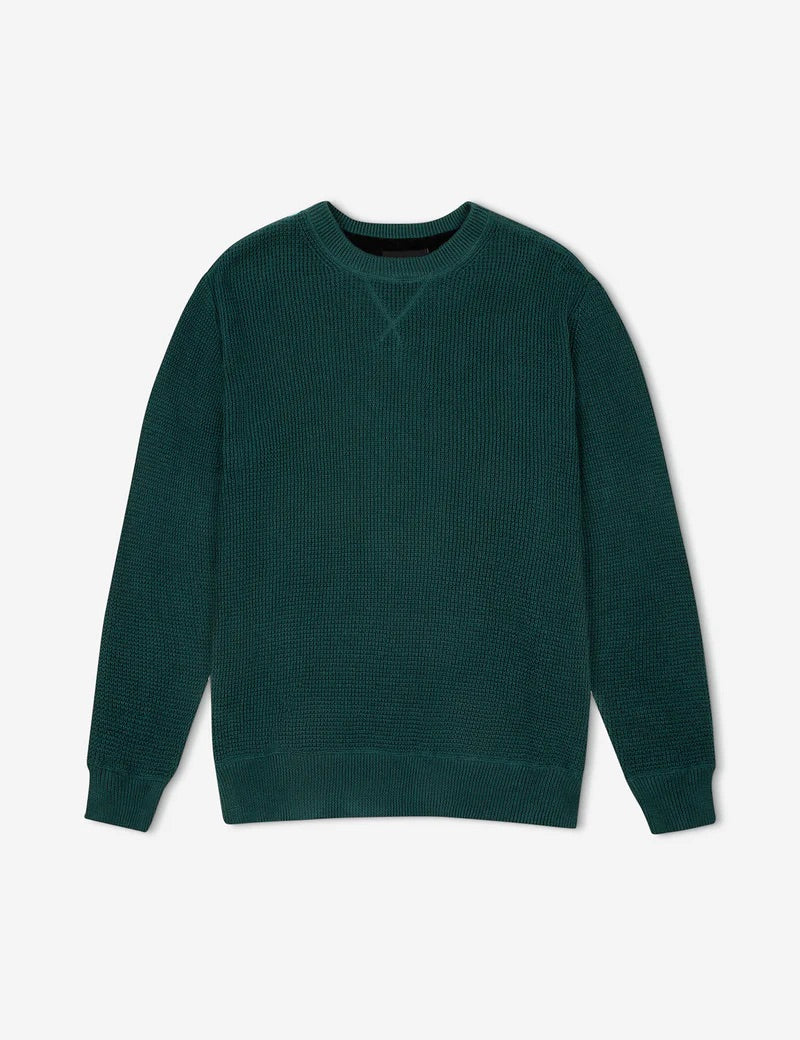 Mr Simple Sorrento Knit Sweater Bottle Green