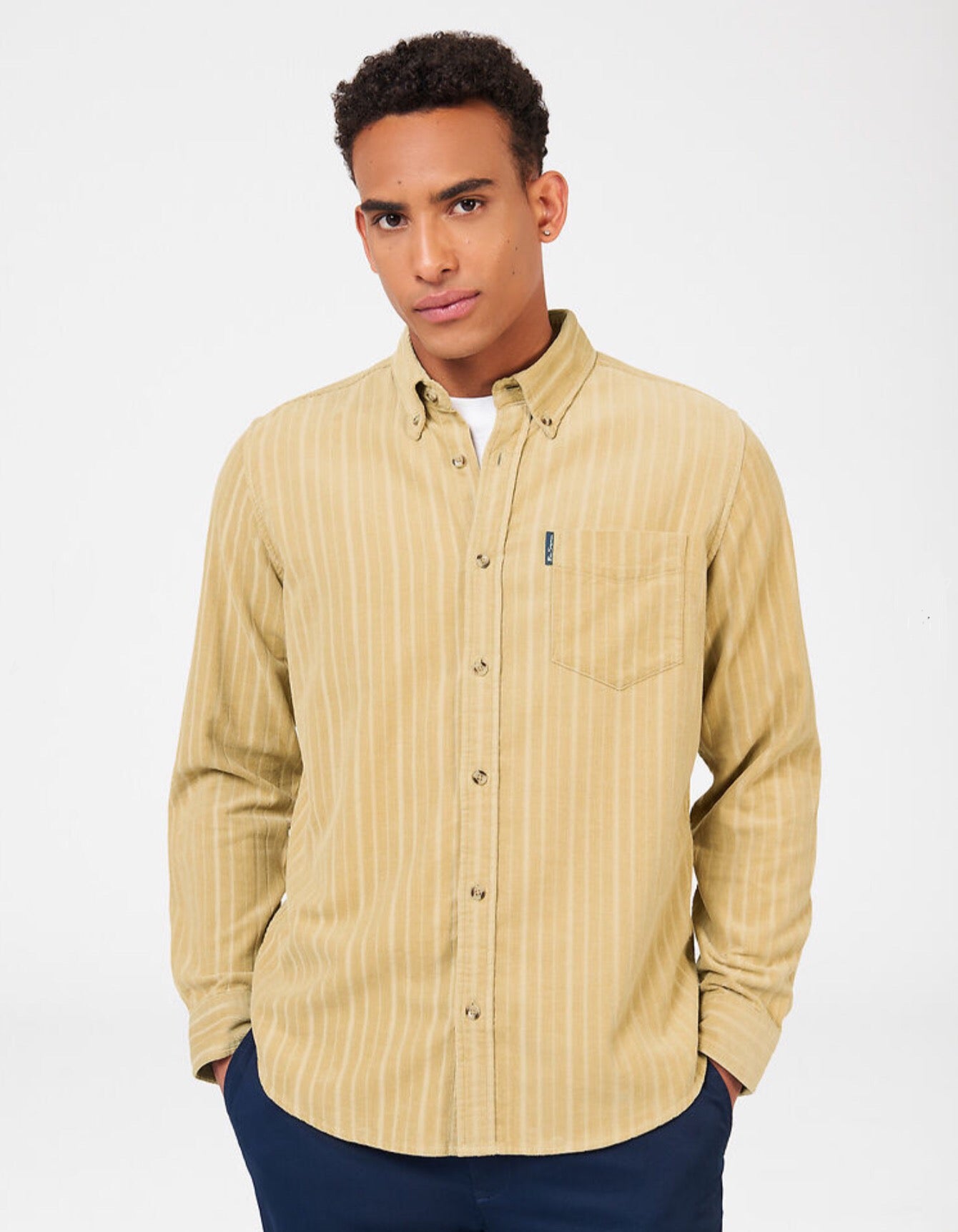 Ben Sherman Cord L/S Shirt 067 040