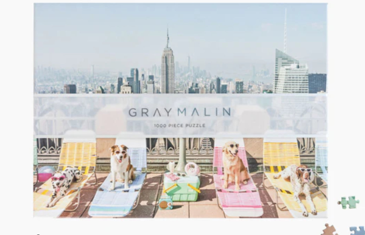 Gray Malin The Dogs of New York City Puzzle - 1000pc
