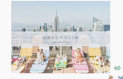 Gray Malin The Dogs of New York City Puzzle - 1000pc