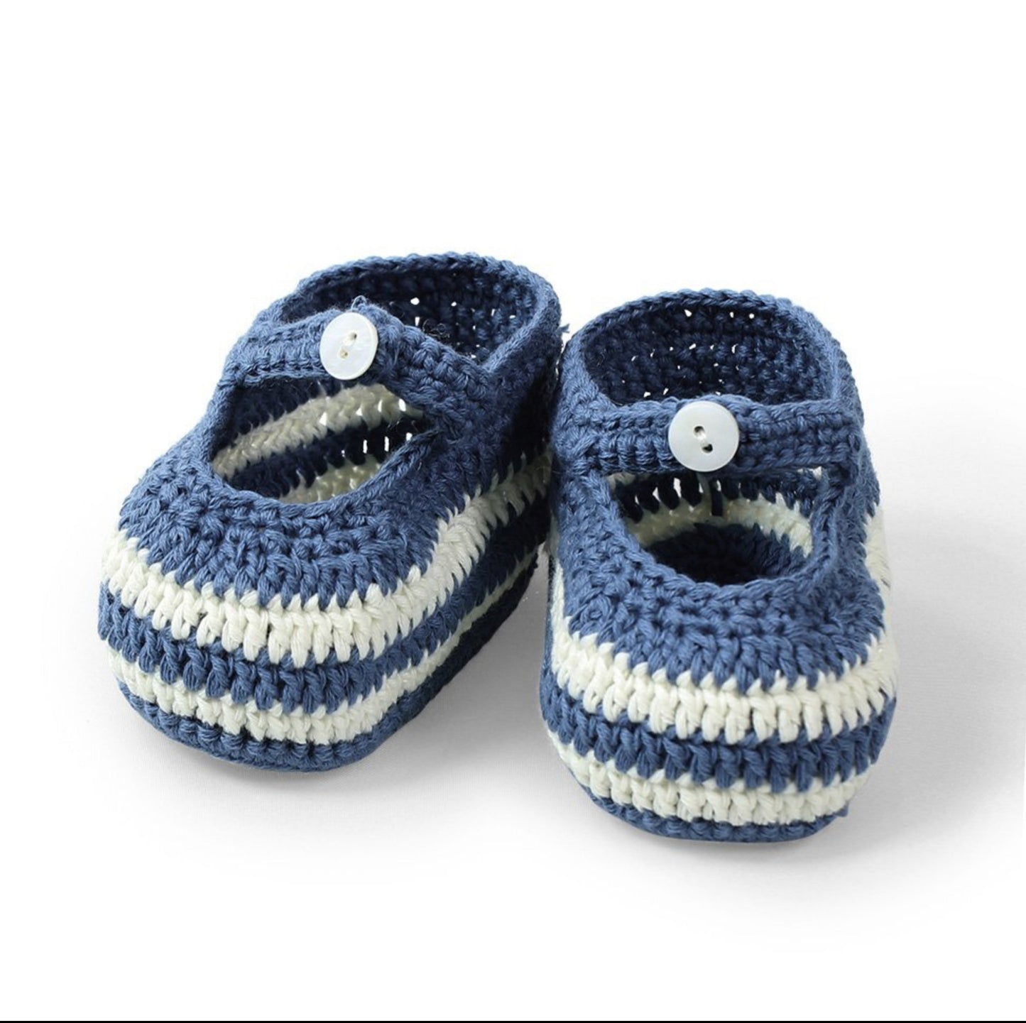 D)Lux Tomtom Crocheted Baby Booties