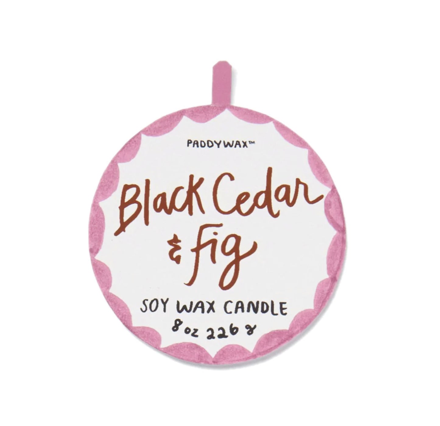 Paddywax Adopo Candle 8oz Black Cedar & Fig