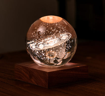 Gingko Amber Crystal Light