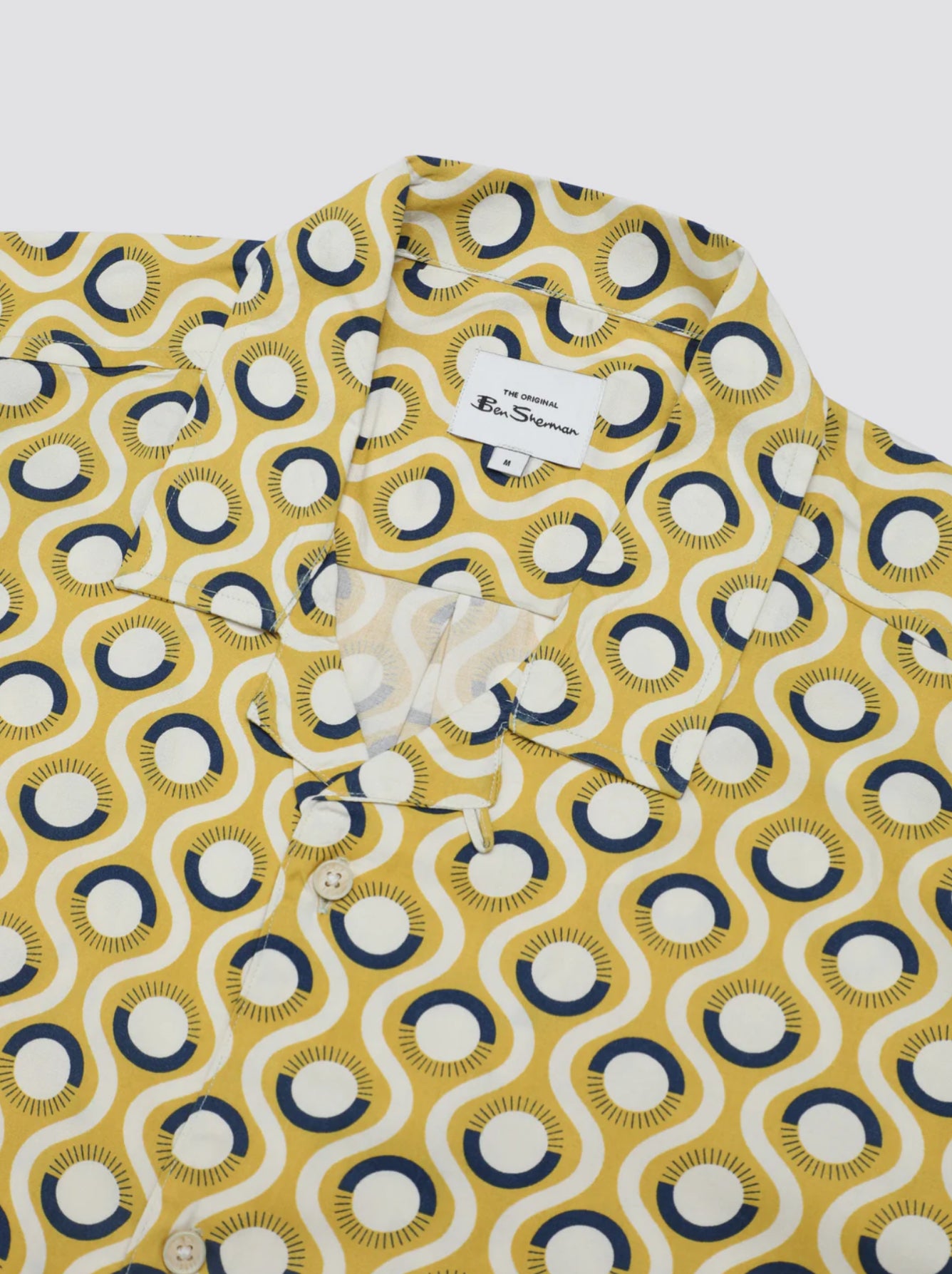 Ben Sherman Retro Geo Print S/S Shirt 658 461