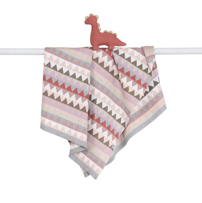 D)Lux Archie Triangles Baby Blanket