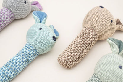 D)Lux Pika Knit Hand Rattle