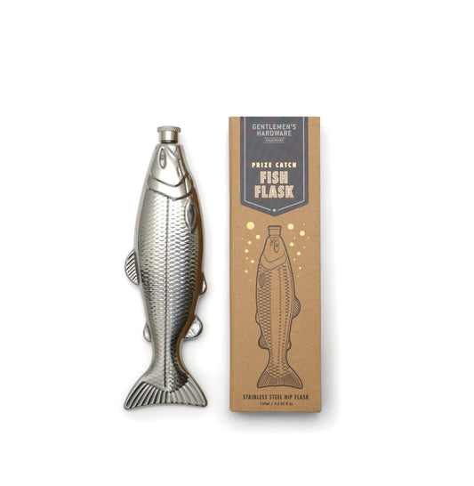 Gentlemen’s Hardware Prize Catch Fish Hip Flask