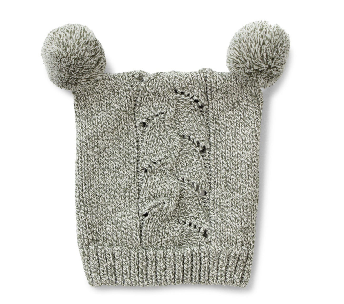 D)Lux Cubby Pom Pom Baby Hat