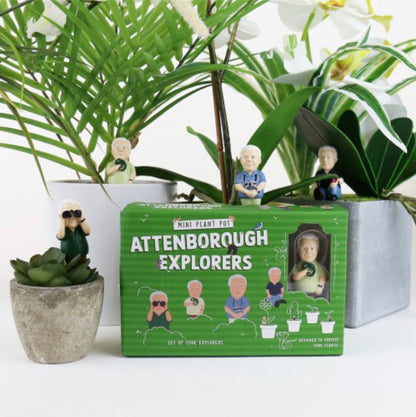 Mini Plant Pot David Attenborough Explorers