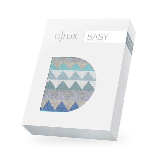 D)Lux Archie Triangles Baby Blanket