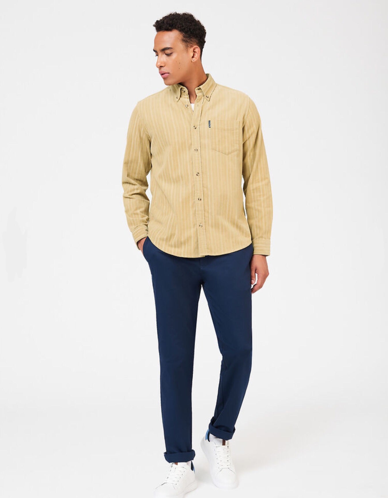 Ben Sherman Cord L/S Shirt 067 040