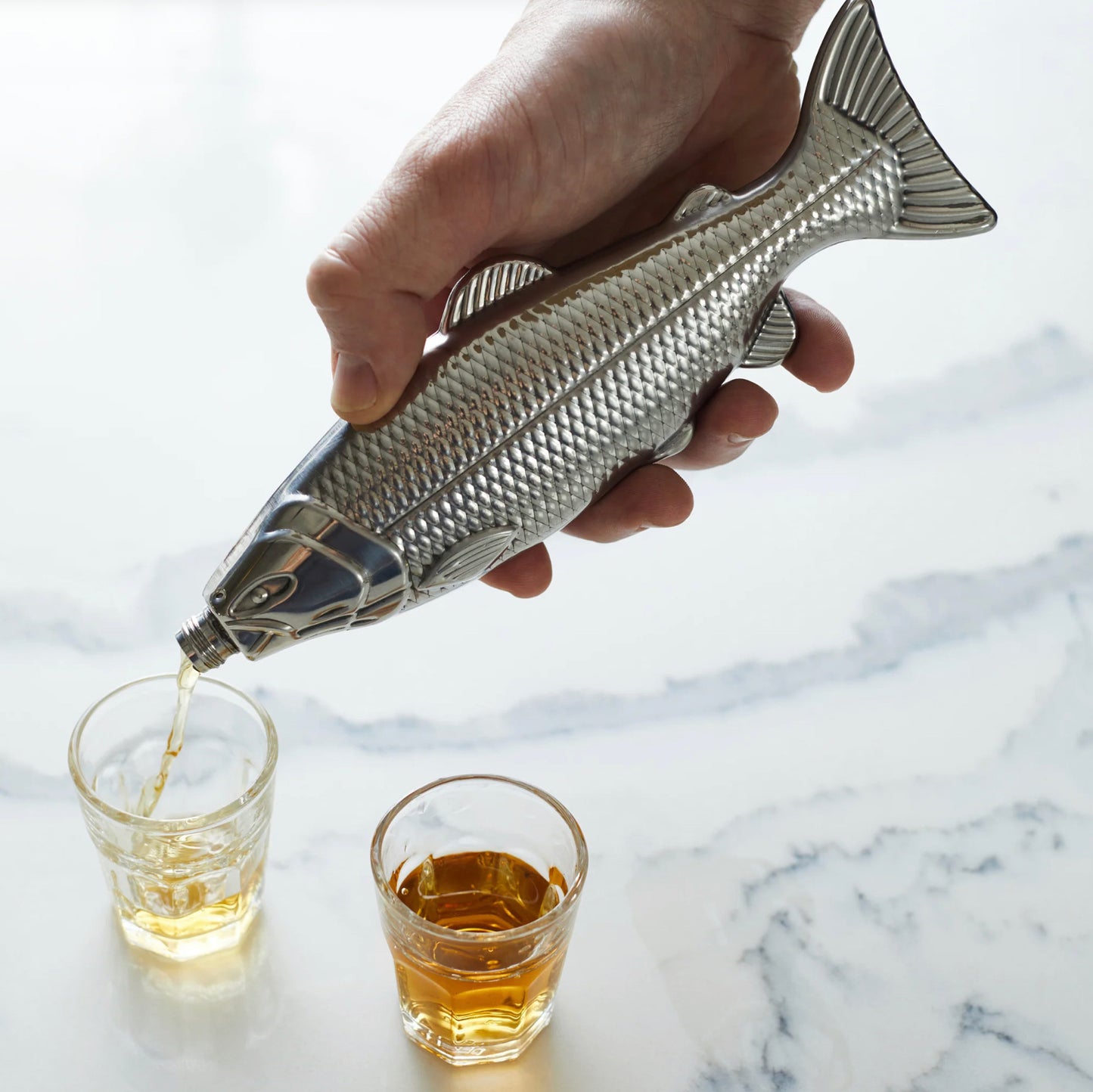 Gentlemen’s Hardware Prize Catch Fish Hip Flask