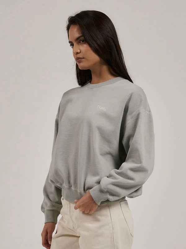 Tempo Retro Slouch Crew Sage Grey