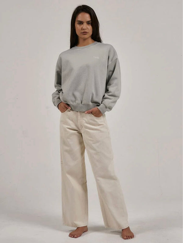 Tempo Retro Slouch Crew Sage Grey