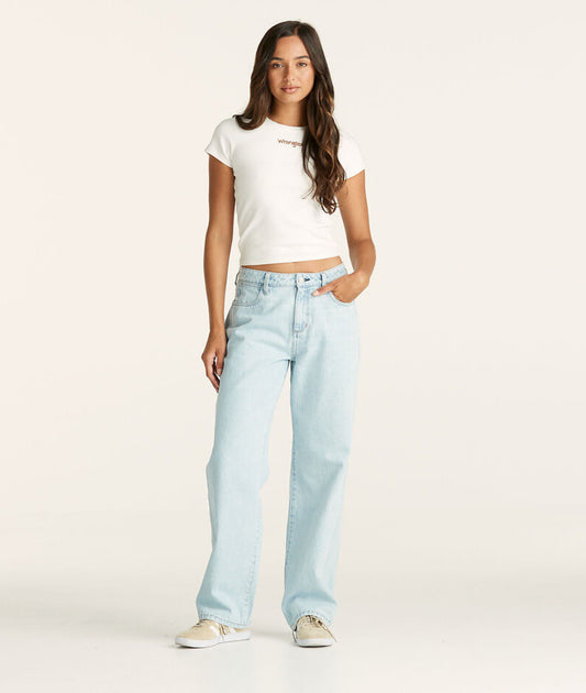 Wrangler Mid Bella Baggy Relaxed Jean Dudley Fade