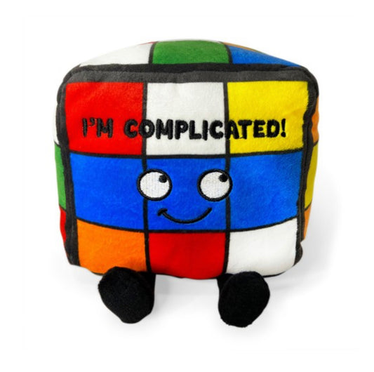 “I’m Complicated” Plush Rubiks Cube