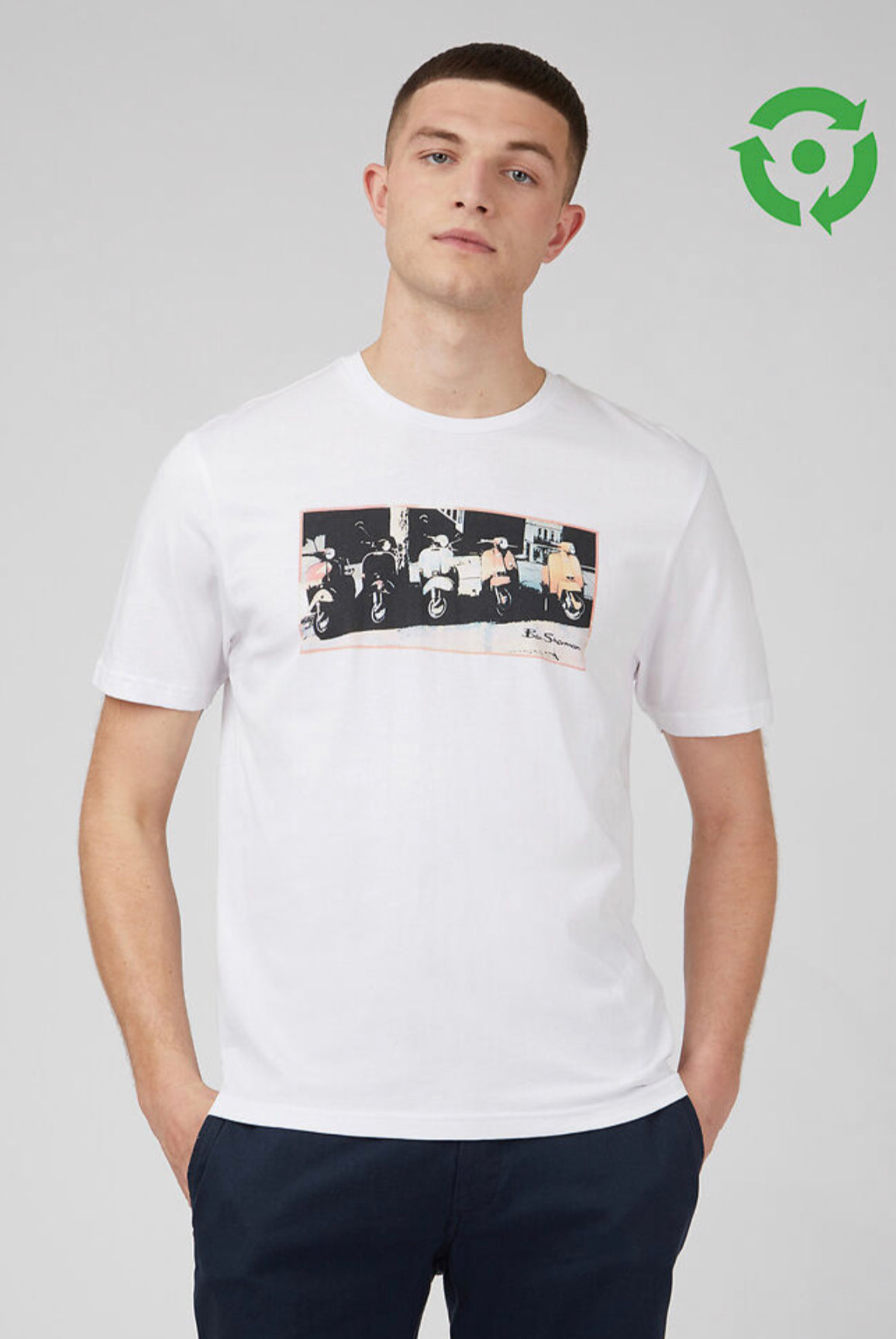 Ben Sherman Scooter Vibes T-Shirt 010 - Urban Depot Leederville