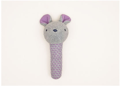 D)Lux Pika Knit Hand Rattle