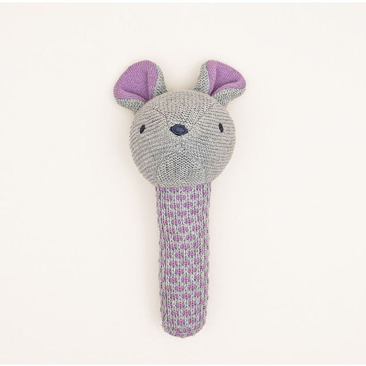 D)Lux Pika Knit Hand Rattle