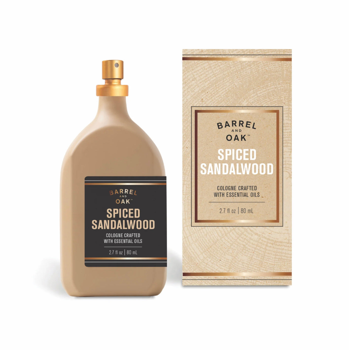 Barrel & Oak Cologne Spiced Sandalwood 2.7oz