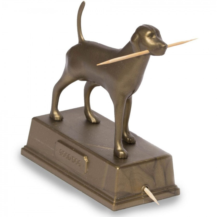 Good Dog Toothpick Dispenser Bronze
