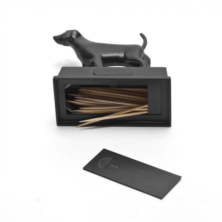 Good Dog Toothpick Dispenser Bronze