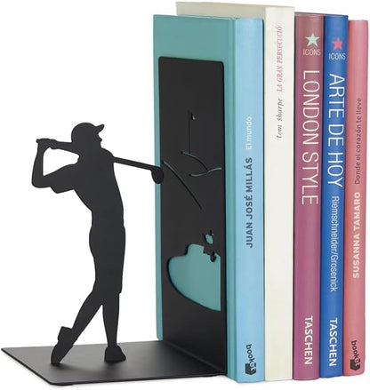 Balvi Backswing Bookends Black Metal