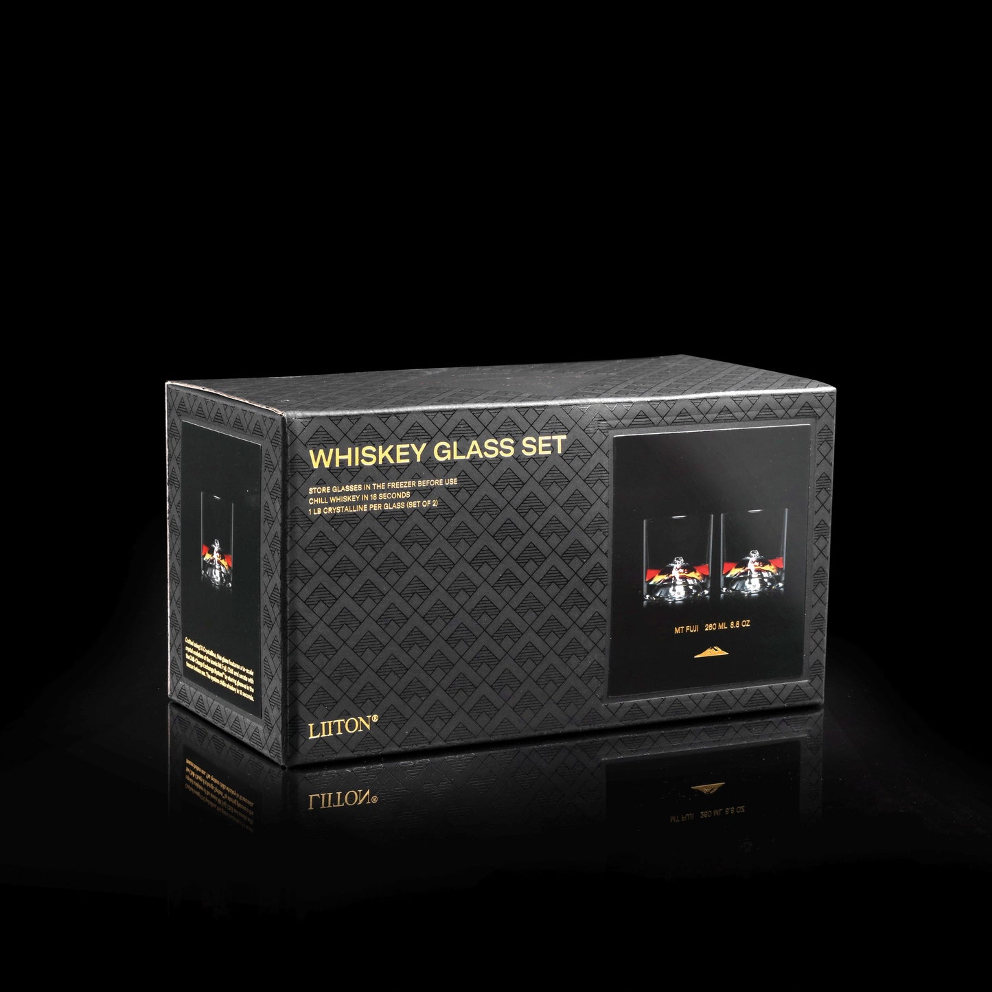 Mt Fuji Whiskey Glasses (Set of 2)