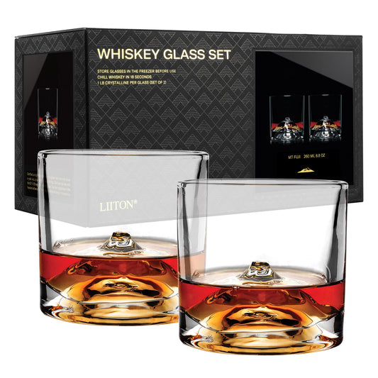 Mt Fuji Whisky Glasses (Set of 2)