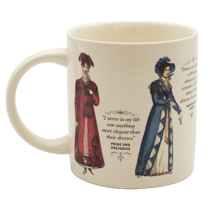 UPG Jane Austen Regency Finery Heat Changing Mug
