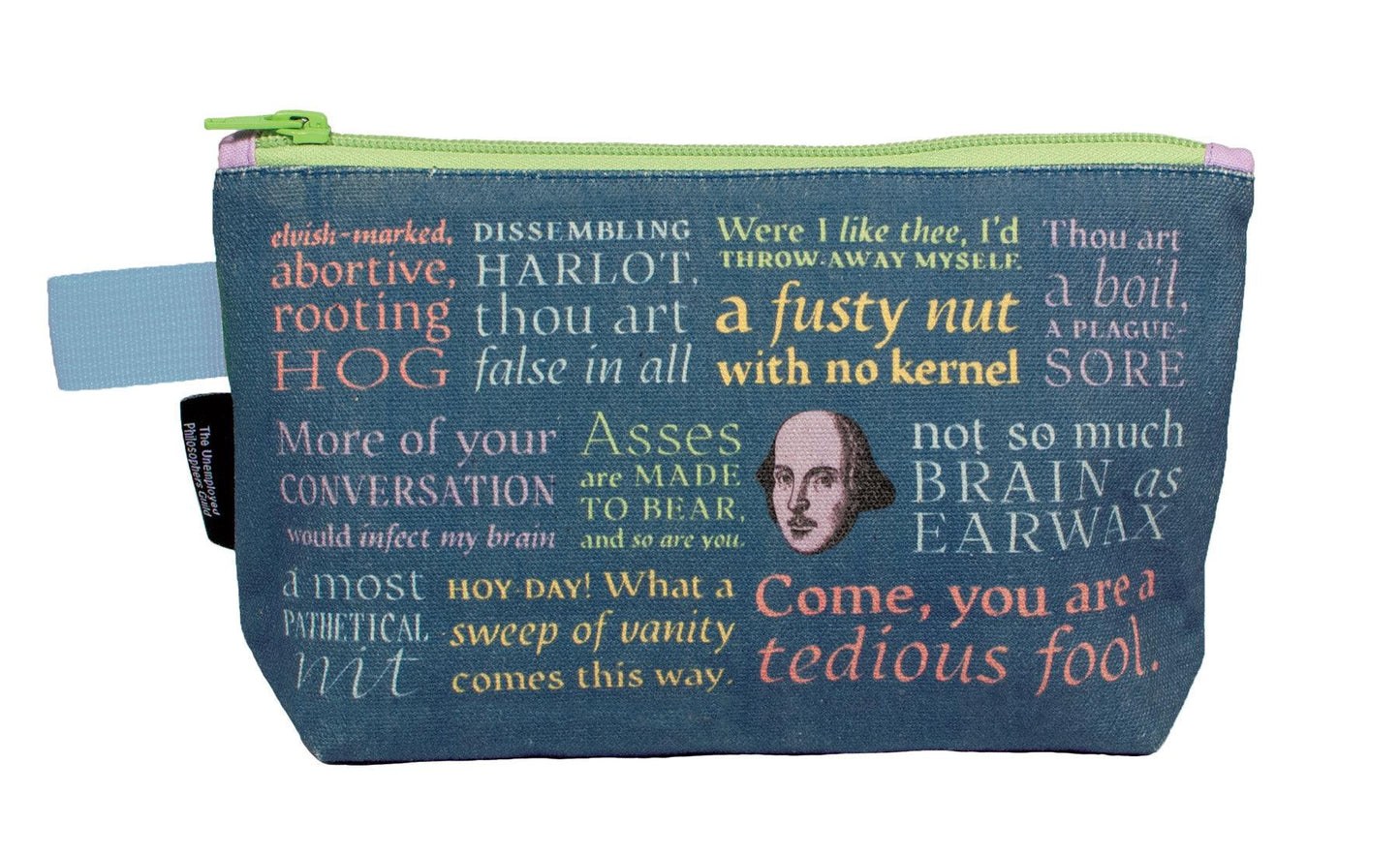 UPG Shakespearean Insults Zipper Bag