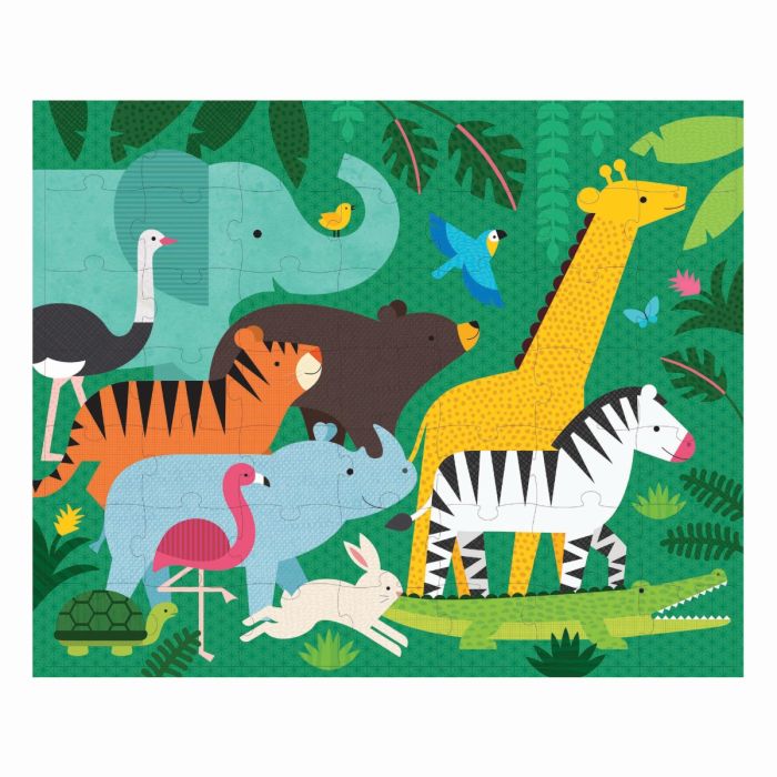 Animal Menagerie Two Sided On-The-Go Puzzle