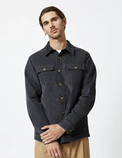 Mr Simple Quilted Cord Jacket
