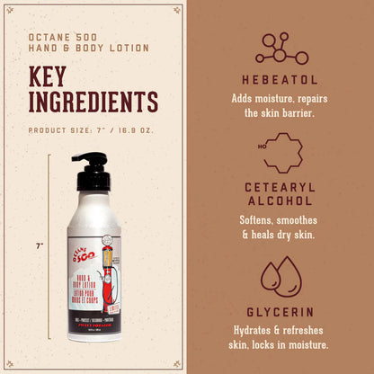 18.21 Man Made Octane 500 Hand & Body Lotion Sweet Tobacco 500ml