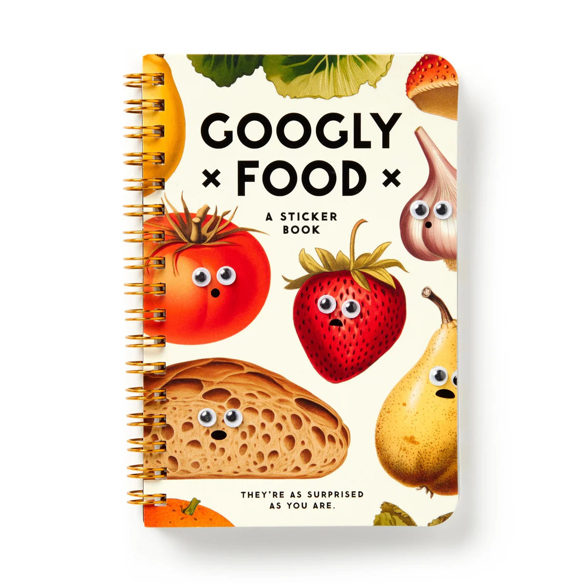 Brass Monkey Googly Fruit Sticker Book