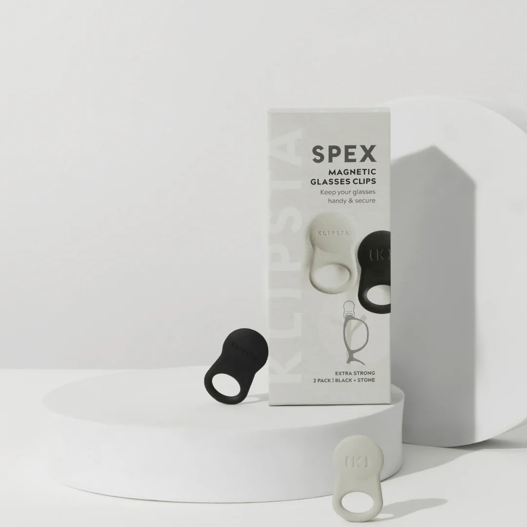 Klipsta Spex Glasses Clips Black/Stone