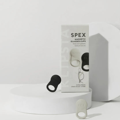 Klipsta Spex Glasses Clips Black/Stone