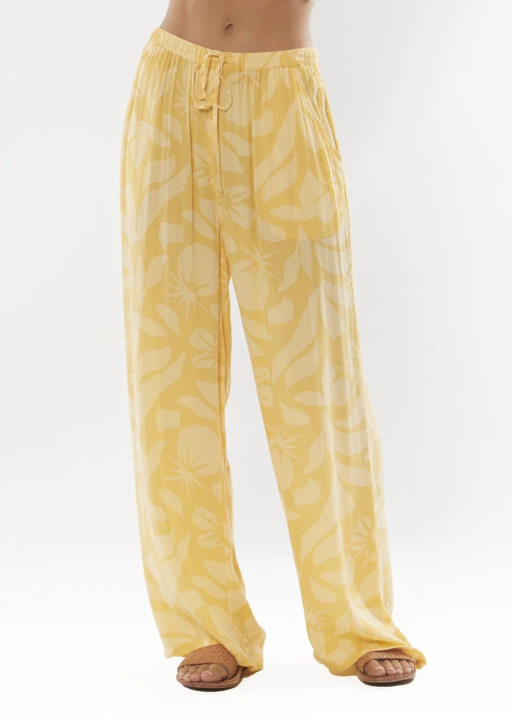 Amuse Society Beach Bliss Woven Pant Sunbeam