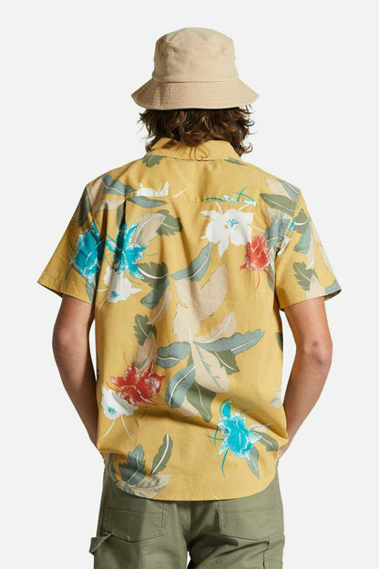 Brixton Charter Print S/S Shirt Sunset Passion