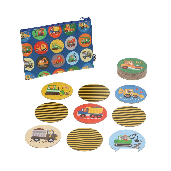 Petit Collage Construction On-The-Go Matching Game