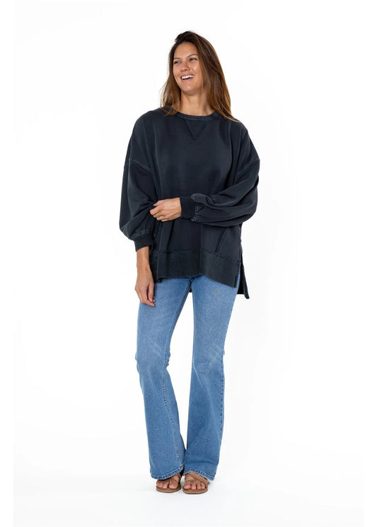 Amuse Society My Best Friend Fleece Black