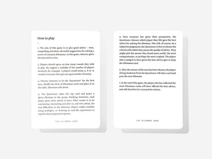 The School of Life The Dilemmas Game