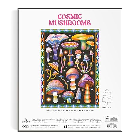 Cosmic Mushrooms Puzzle - 1000pc