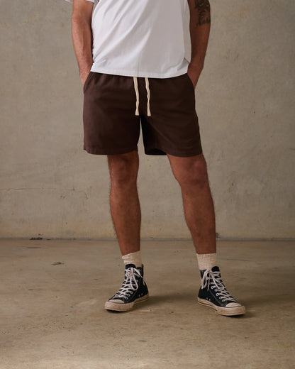 Mctavish Linen Short Brown