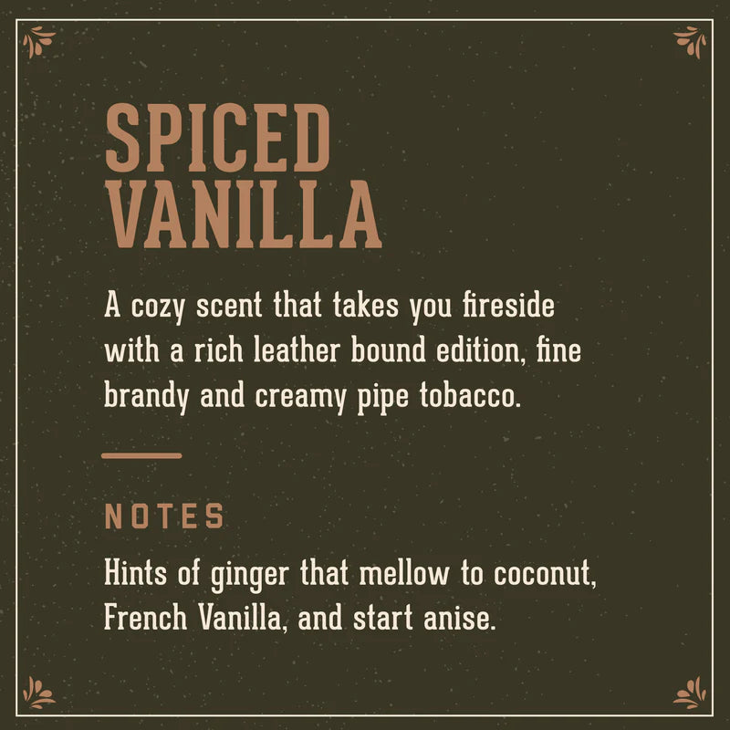spiced vanilla scent man gift