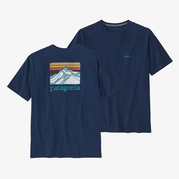 Patagonia Line Logo Ridge Pocket Responsibili-Tee