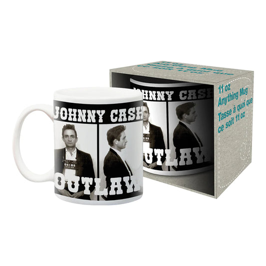 Johnny Cash Outlaw Ceramic Mug