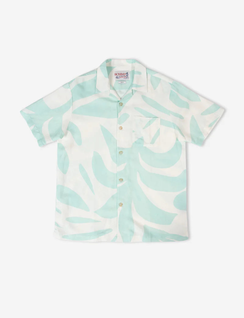 Mr Simple Palm Cuban SS Shirt