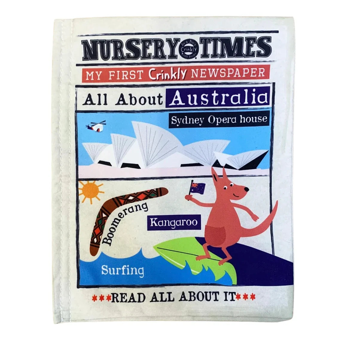 Jo & Nics Crinkly Cloth Books - Nursery Times