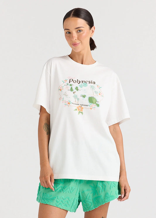 Poolside Paradise Isola Tee White